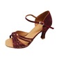 Fabric Heels Sandals Latin Ballroom Dance Shoes With Bowknot (053013000)