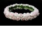 Lovely Pink Paper Flower Wedding Flower Girl Wreath/ Headpiece (042025221)