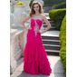 Havfrue Sweetheart Gulv lengde Chiffon Ballkjole med Frynse Beading (018024656) Havfrue Sweetheart Gulv lengde Chiffon Ballkjole med Frynse Beading (018024656)