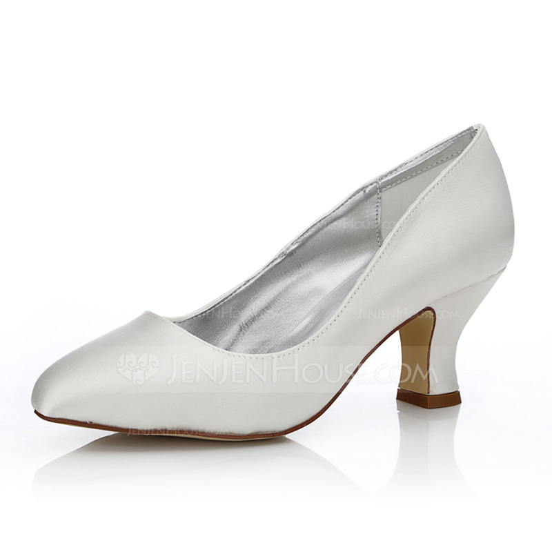 Donna Raso Tacco spesso Punta chiusa Stiletto Scarpe Tingibili (047088645)  - JenJenHouse