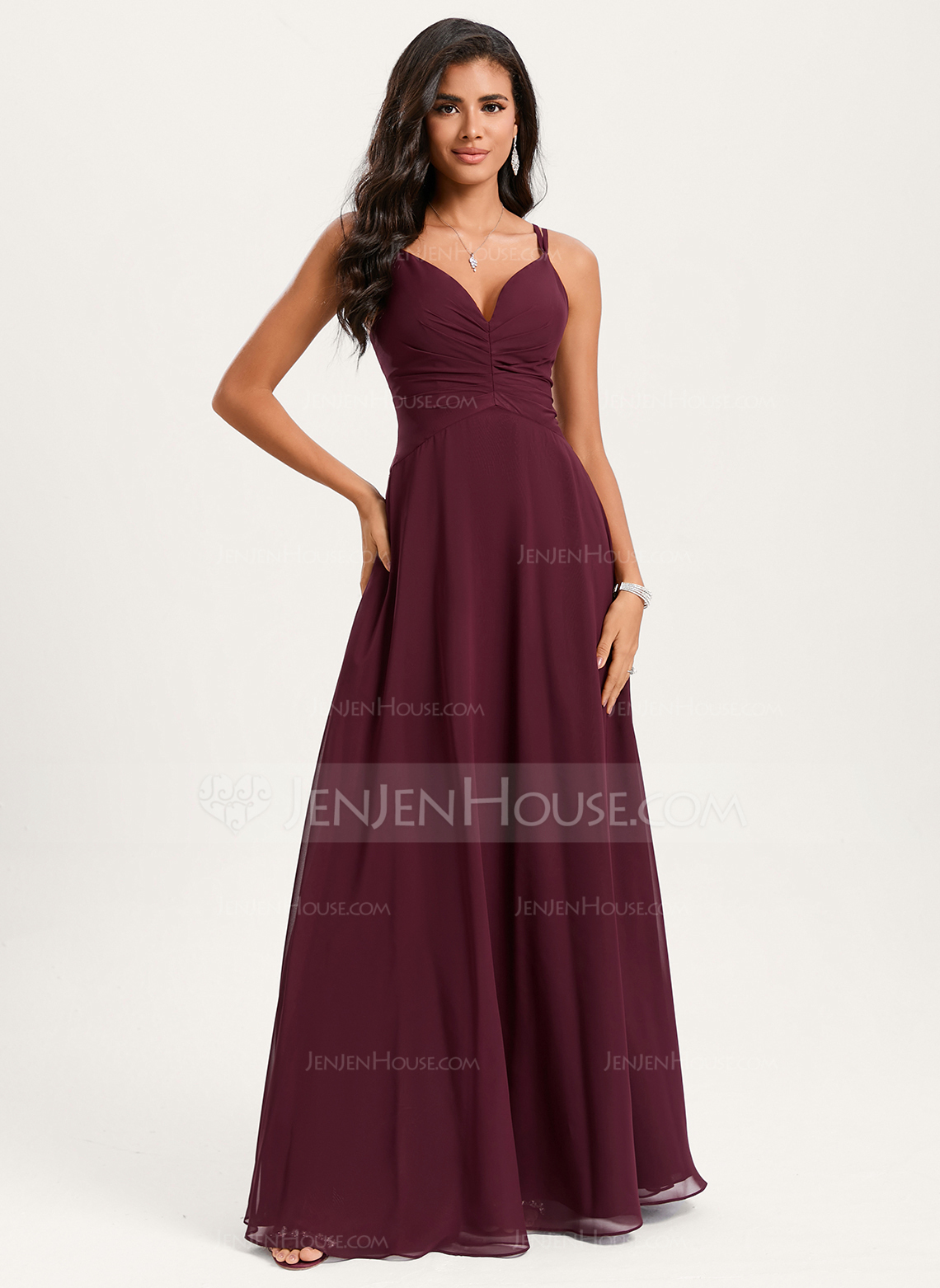 A-line Chiffon Dress