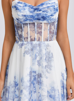 A-line Sweetheart Short Tulle Homecoming Dress With Pleated 