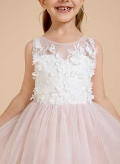 A-line kjole Sløyfe Tyll Kle