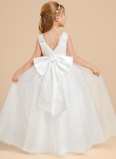 Kjole A-line kjole i Tyll med Sløyfe