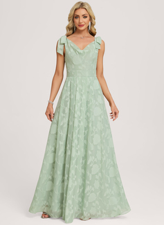 A-line Cowl Floral Dress