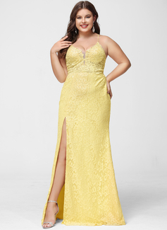 Kotelomekko v-kaula lattiaa hipova pituus pitsi tanssiaismekko jossa tekojalokivi 