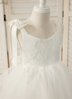 Ball-Gown/Princess Sequins Tulle Dress