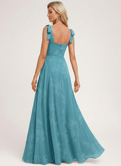A-line Square Chiffon Dress