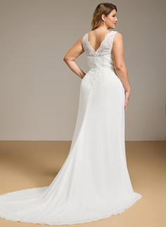Robe sirène en dentelle
