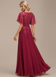 Kjole Maxi i Chiffon