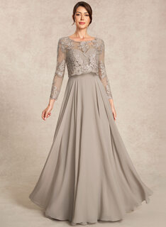Robe trapèze avec paillettes en dentelle
