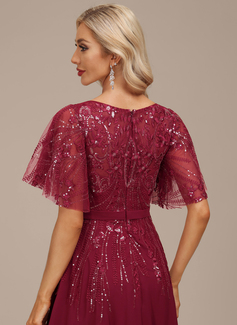 Kjole Maxi i Chiffon