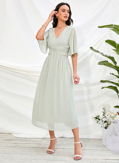 Chiffon Midi Dress