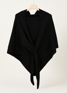 Wool Blends Knit Soft Solid Color Casual Wrap Shawl 