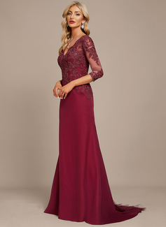 Kjole Maxi i Chiffon