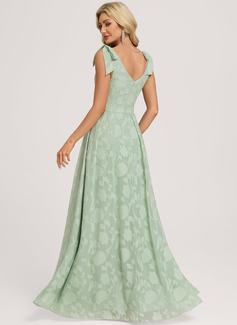 A-line Cowl Floral Dress