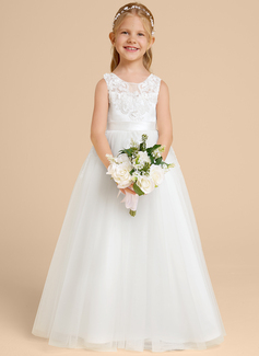 Kjole A-line kjole i Tyll med Sløyfe