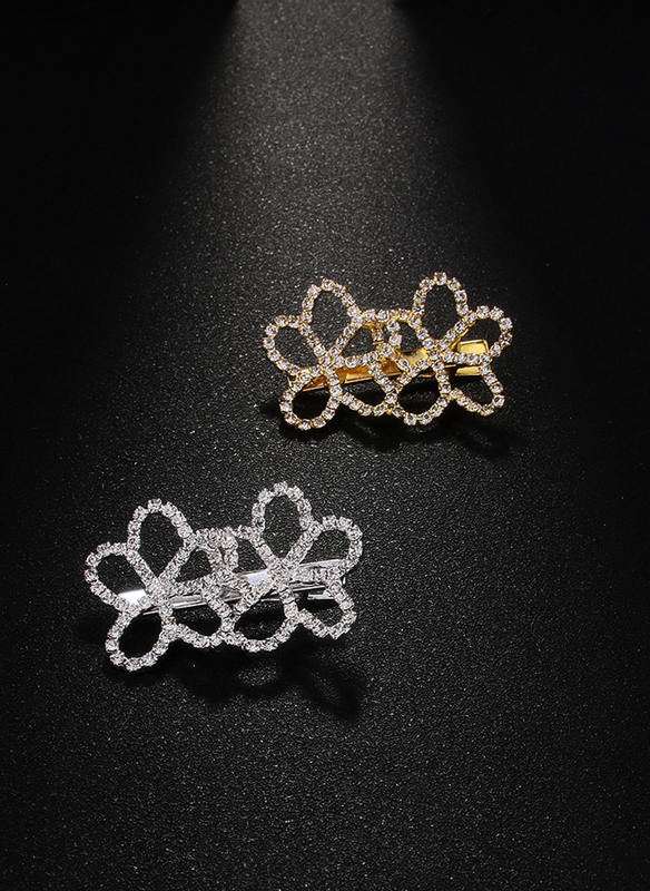 Rhinestones Flower Girl Headpieces 