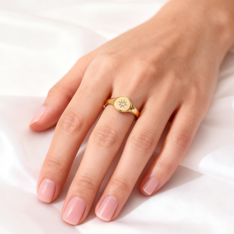 Classic Rhinestone Band Rings 