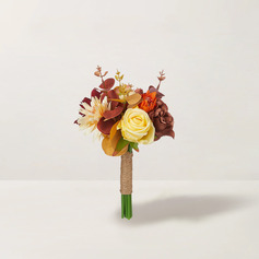 Sztuczny Bukiety ślubne Bukiet Kwiat jedwabiu Róże Druhny Bukiety