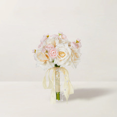 Sztuczny Bukiety ślubne Dowolna forma Kwiat jedwabiu Róże Druhny Bukiety