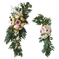 Artificial Wedding Flowers Silk Cloth Roses Decorations 