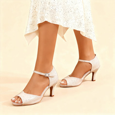 Damen Lateinschuhe High-Heels Glitzer Outdoor Tanzschuhe 