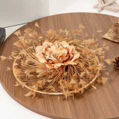 Women's Vintage Faux Feather Flower Mesh Wedding Kentucky Derby Fascinators With Clip 