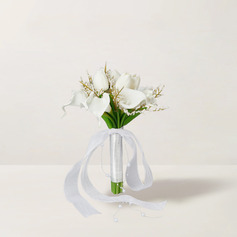 Sztuczny Bukiety ślubne Dowolna forma PU Calla lilie Druhny Bukiety