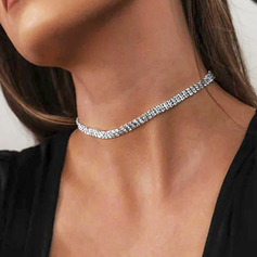 Classic tekojalokivi tenniskaulakoru (011289852)