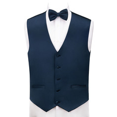 formale Art Satin Weste der Männer (200220197)