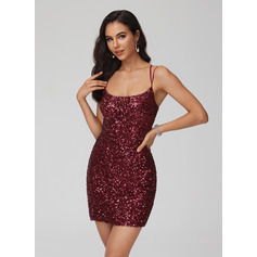 Bodycon Тонкие блестки Платье