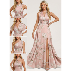 A-line One Shoulder Ruched Matte Satin Dress