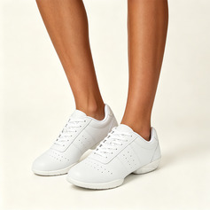Mulher sapatos de treino dança salto raso microfiber læder outdoor sapatos de dança