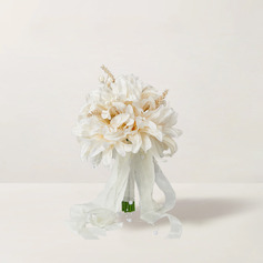 Sztuczny Bukiety ślubne Ksztalt Bukietu Kwiat jedwabiu Piwonie Druhny Bukiety