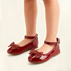 Mädchen Flache Schuhe Prinzessinschuhe Party Schleife Kunstleder Runde Schuhspitze Flach Schuhe 