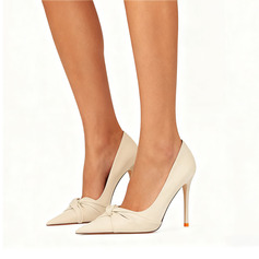 Escarpins femmes bureau fête soirée simple similicuir talon haut bout pointu à enfiler chaussures 