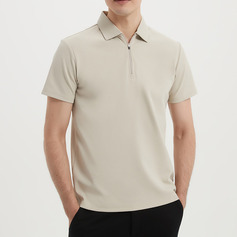 T-shirts pour hommes style classique pour des hommes moderne style formel polyester rayon col polo t-shirts à manches courtes (316419364)