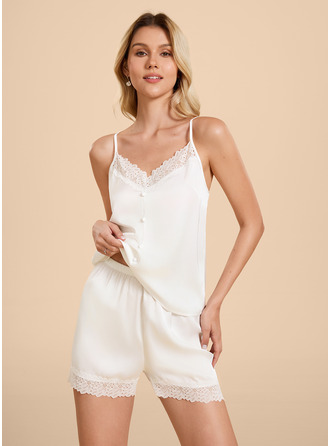 Set pigiama in raso opaco