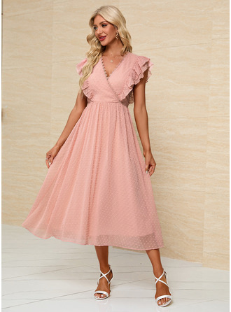 Kjole Midi i Jacquard