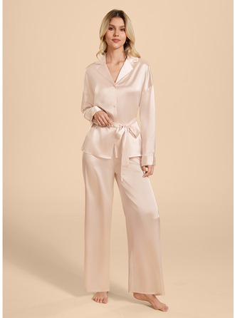Set pigiama in raso elasticizzato