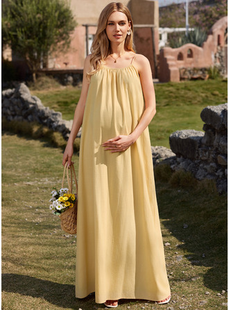 Abito premaman maxi con fiocco in cotone