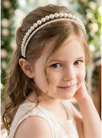Pearl Flower Girl Headbands
