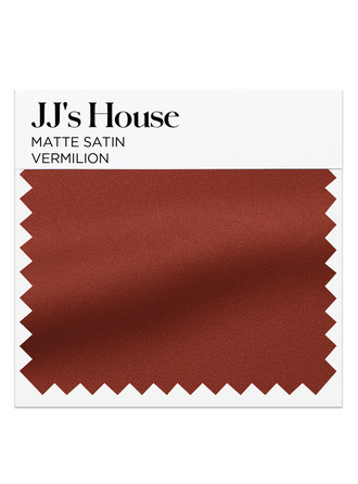 Vermilion Matte Satin Swatch 
