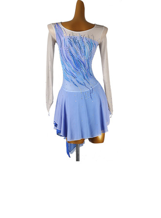 Women's Figure Skating Dresses Rhinestone Competition Dress