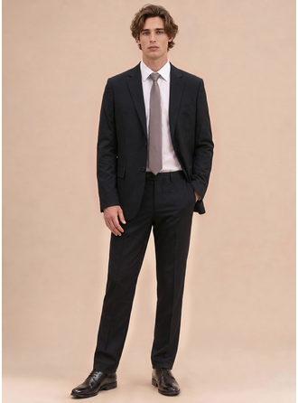 Misto lana uomo matrimonio abiti 2 pezzi