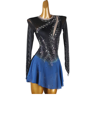 Women's Figure Skating Dresses Rhinestone Competition Dress