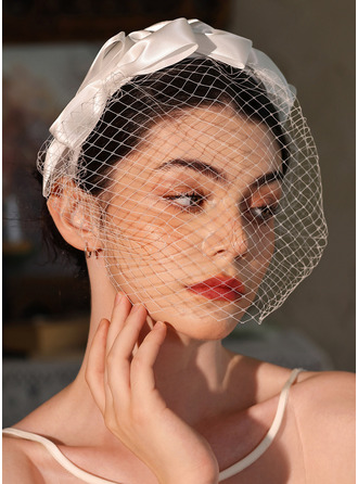 Łuk Pojedynczy poziom Ślubny Klatka 28 cm Welon