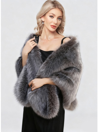 ウール フォーマル 結婚式のゲスト ショール ジャケット/ラップ 