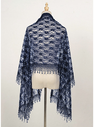 特別な行事 ショール ととも​​に レース タッセル 